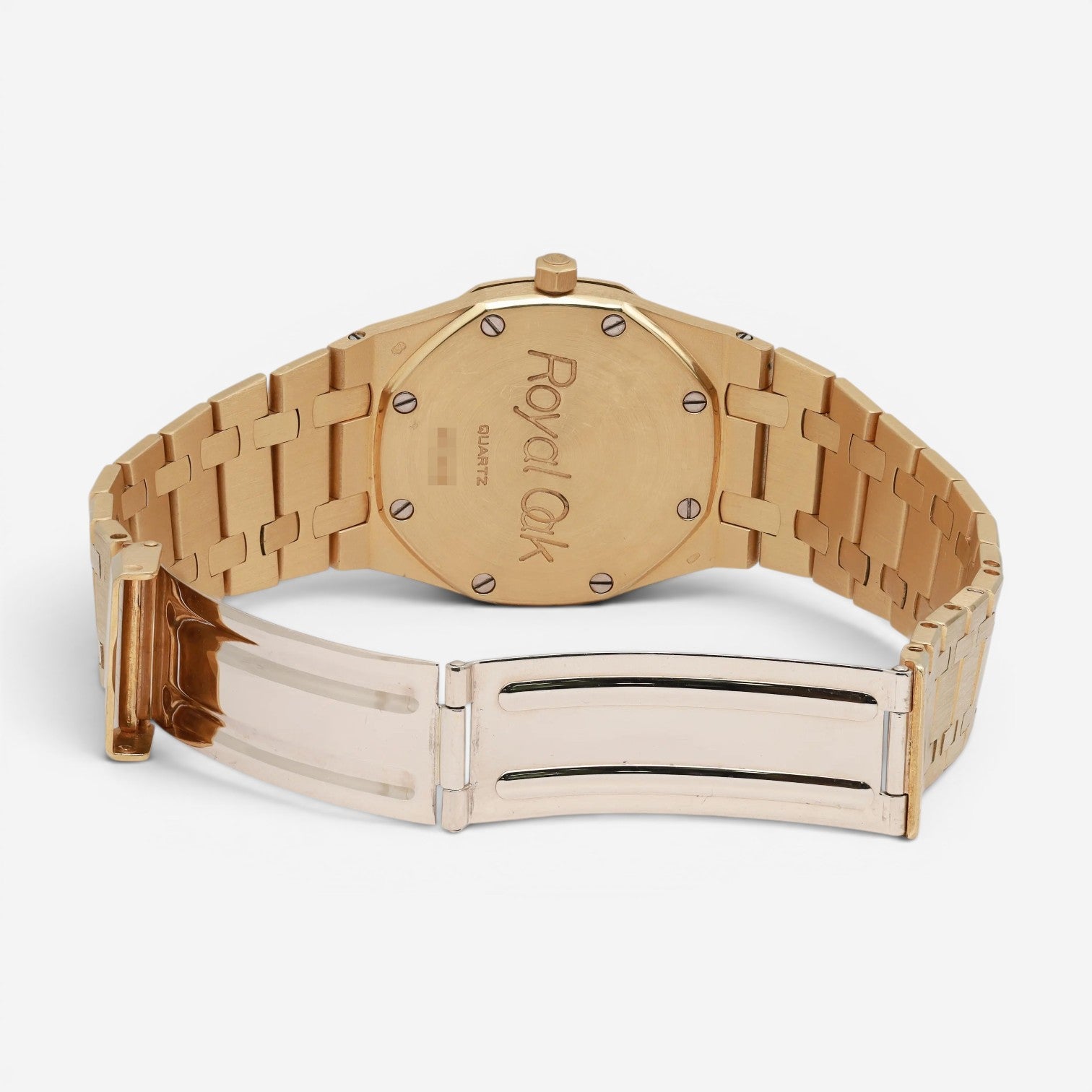 Audemars Piguet Royal Oak 18K Yellow Gold Diamond Quartz Men's Watch 56175ba