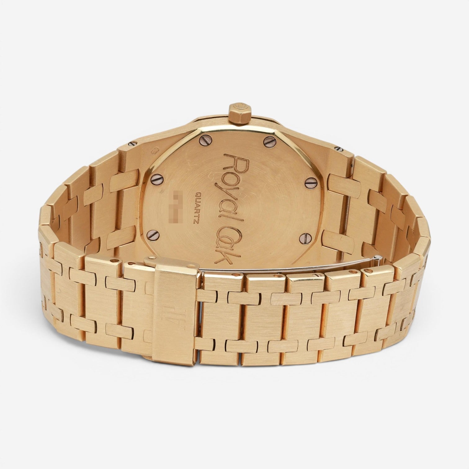 Audemars Piguet Royal Oak 18K Yellow Gold Diamond Quartz Men's Watch 56175ba