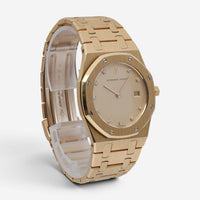 Audemars Piguet Royal Oak 18K Yellow Gold Diamond Quartz Men's Watch 56175ba