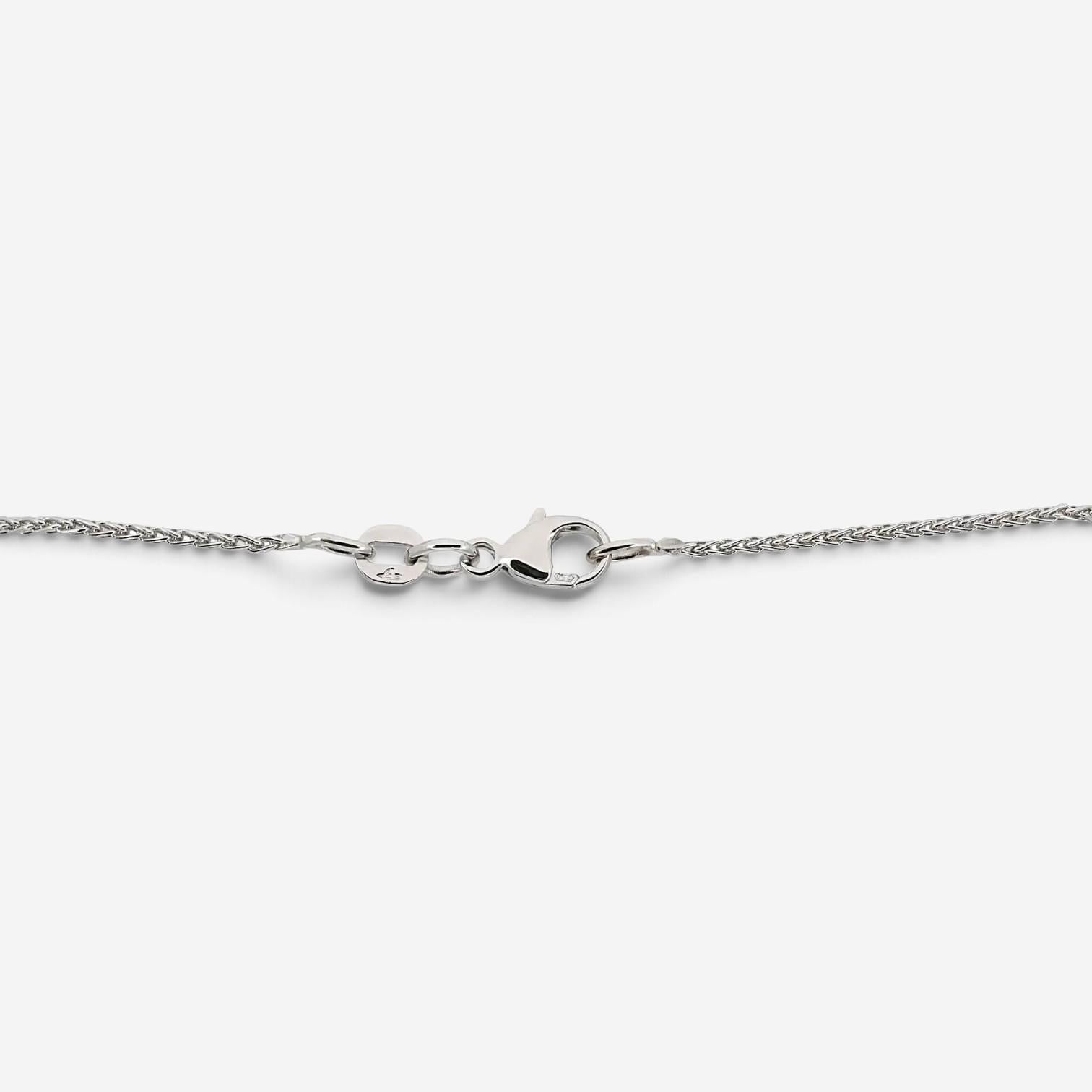 Crivelli Butterfly 18K White Gold Diamond Pendant Necklace 047626