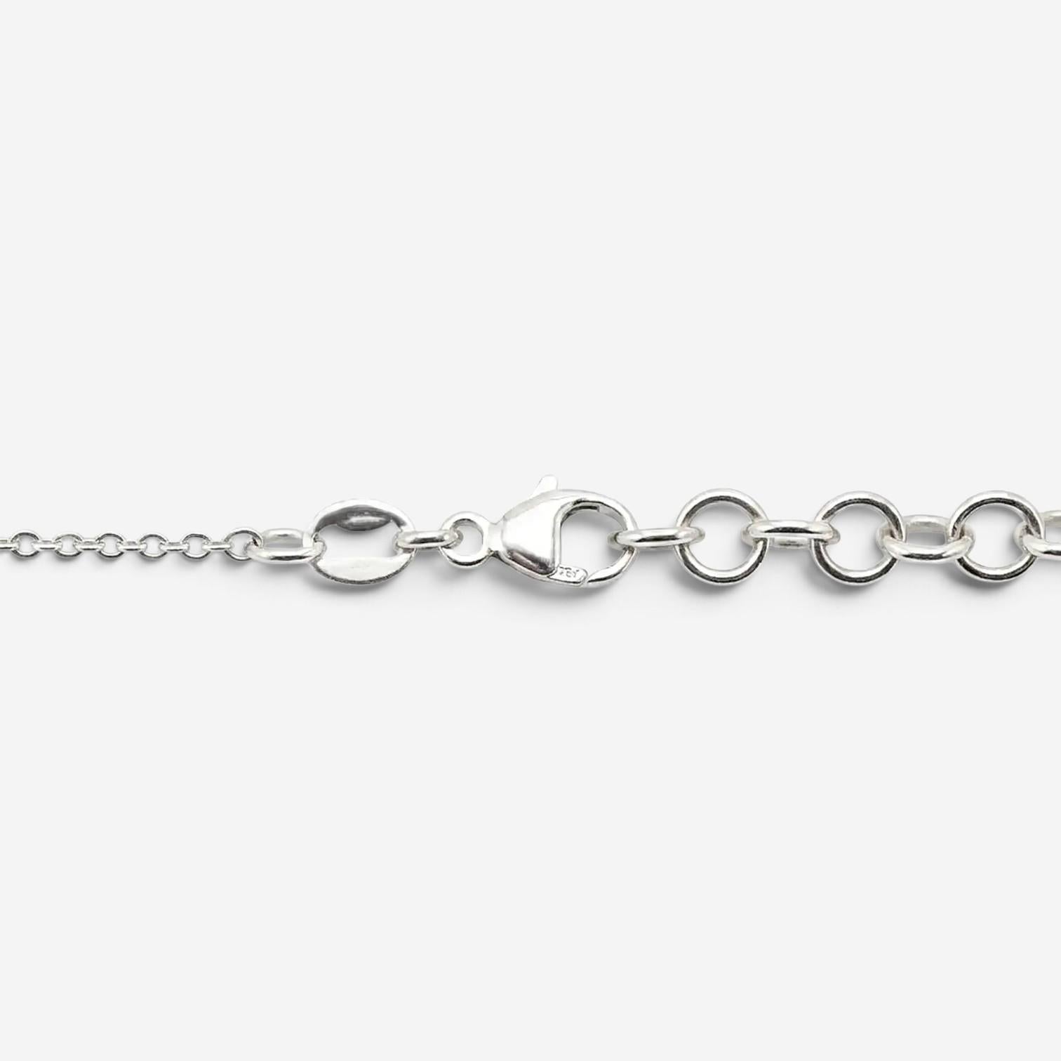 Crivelli Heart 18K White Gold Diamond Pendant Necklace 047629