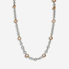 Crivelli 18K White & Rose Gold Diamond Link Chain Necklace 047633