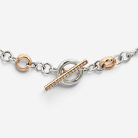 Crivelli 18K White & Rose Gold Diamond Link Chain Necklace 047633