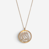 Luca Carati 18K Yellow Gold Diamond Arabic Symbol Pendant Necklace G1064C-C133