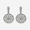 Luca Carati 18K White Gold Diamond Medium Drop Earrings 048354
