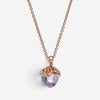 Luca Carati 18K Rose Gold Amethyst & Diamond Pendant Necklace G935C-BD5B