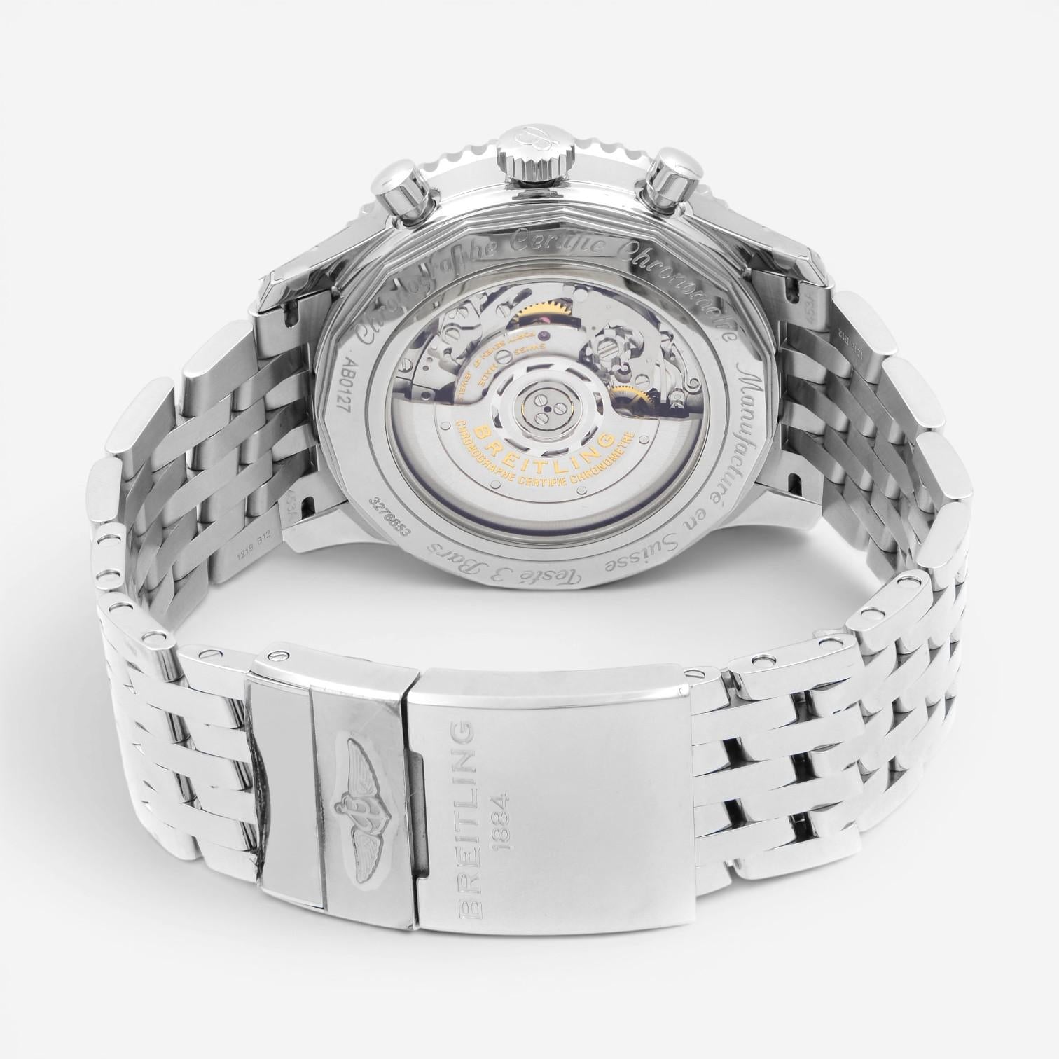 Breitling Navitimer B01 Chronograph Stainless Steel Automatic Men's Watch AB0127