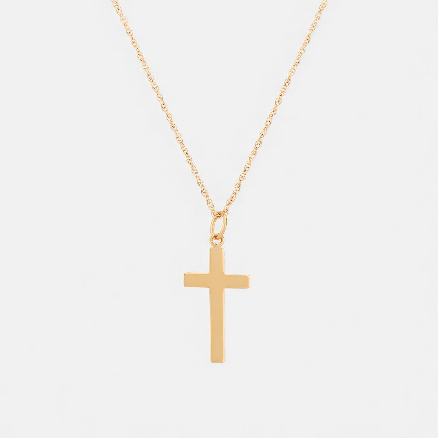 Ina Mar 14K Yellow Gold Cross Pendant Necklace 05/602