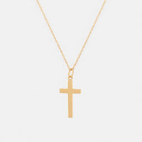 Ina Mar 14K Yellow Gold Cross Pendant Necklace 05/602