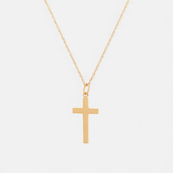 Ina Mar 14K Yellow Gold Cross Pendant Necklace 05/602