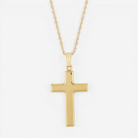 Ina Mar 14K Yellow Gold Polished Cross Pendant Necklace 05/677-18