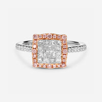 Gregg Ruth 18K White & Rose Gold Diamond 1ct. Engagement Ring Sz. 6.5 050563-GCR/000931 - THE SOLIST