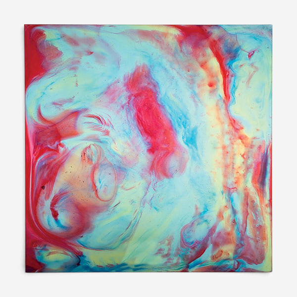Daum Saisons Blue, Red & Green Crystal Decorative Panel 05490-1/M