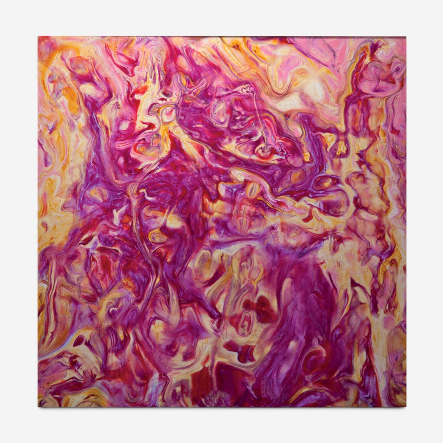 Daum Saisons Amber & Red Crystal Decorative Panel 05490-2/M