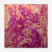 Daum Saisons Amber & Red Crystal Decorative Panel 05490-2/M
