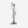Daum Jardin de Cactus XL Limited Edition Gray Crystal Cactus Sculpture 05663-1