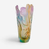 Daum Multicolor Limited Edition JonOne's Crystal Rock II Vase 05690