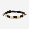 Armenta Romero 18K Yellow Gold & Black Woven Cord Bracelet 06013