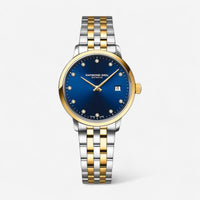 Raymond Weil Toccata 18K Yellow Gold & Stainless Steel Diamond Quartz Ladies Watch 5985-STP-C5081