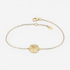 Ina Mar 14K Yellow Gold Sandollar Chain Bracelet 07/245