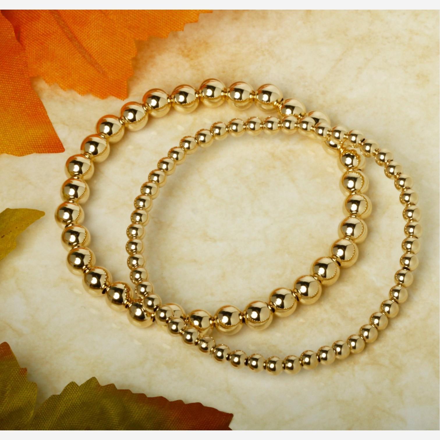 Ina Mar 14K Yellow Gold Bead Bracelet 07/900