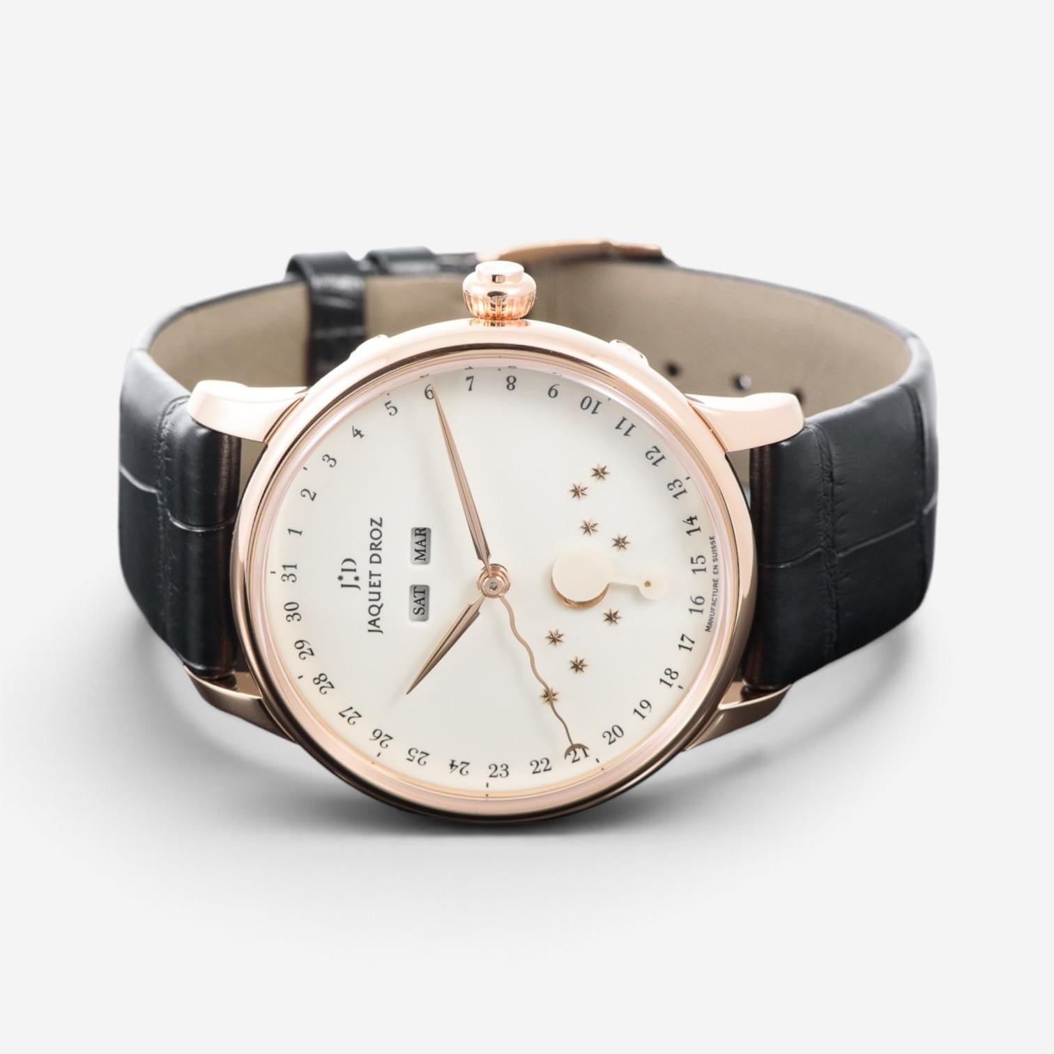 Jaquet Droz Astrale 18K Rose Gold Automatic Men's Watch J012633203