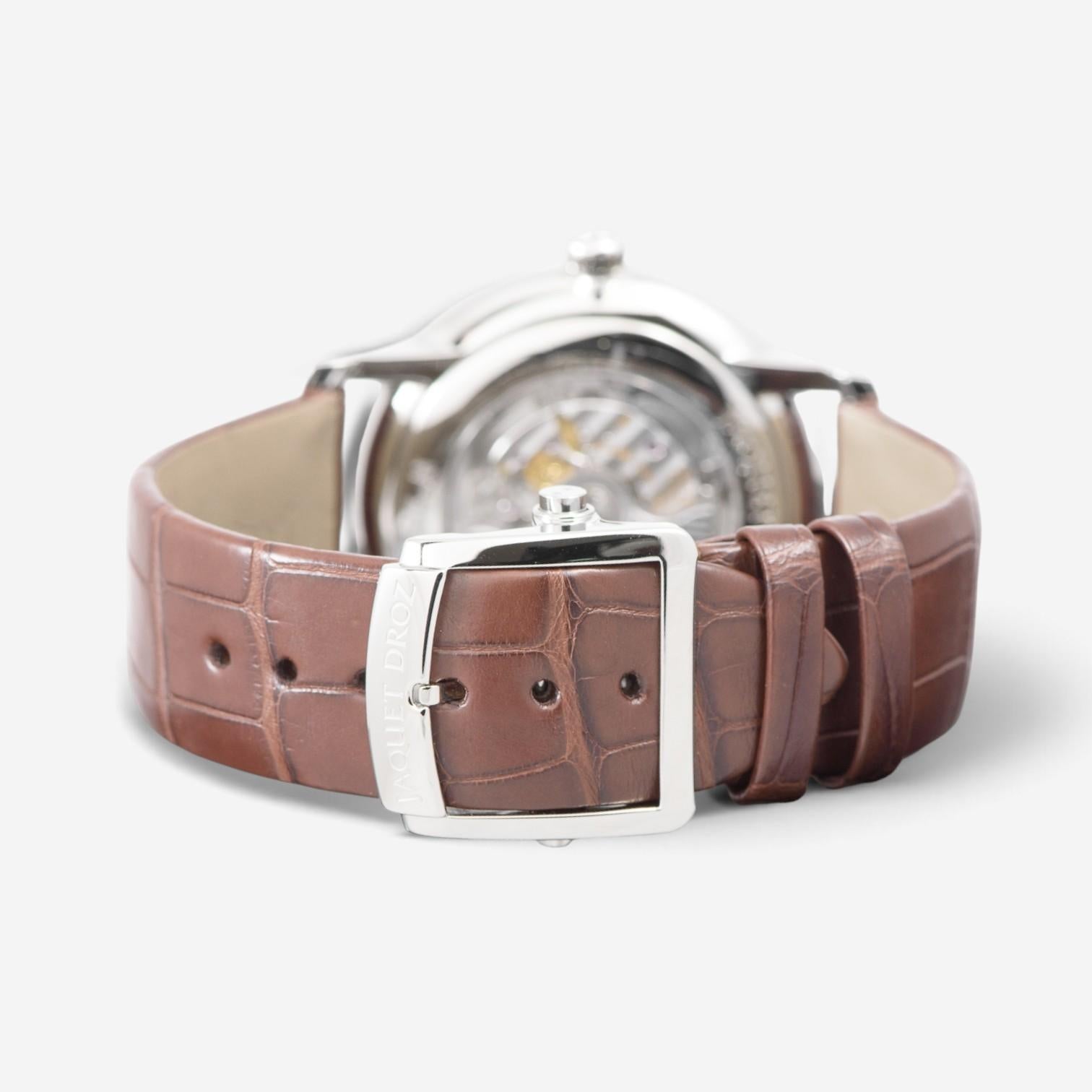 Jaquet Droz Grande Seconde Quantieme Stainless Steel Automatic Men's Watch J0070
