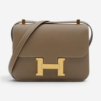 Hermès Constance 24 Etoupe Epsom Leather Shoulder Bag 083692CC