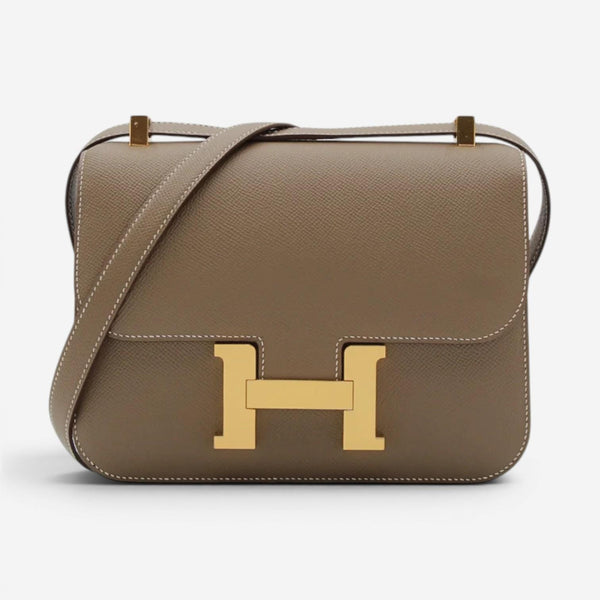 Hermès Constance 24 Etoupe Epsom Leather Shoulder Bag 083692CC