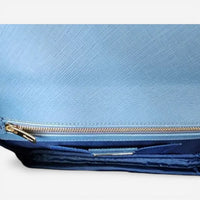 Salvatore Ferragamo 627212 Women's Blue Vara Bow Clutch MSRP $985 - THE SOLIST