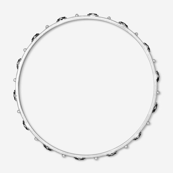 Armenta New World Sterling Silver Diamond Bangle Bracelet 08721