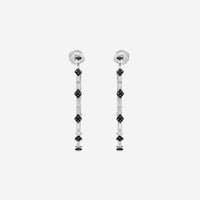 Armenta New World Sterling Silver Diamond Hoop Earrings 08725