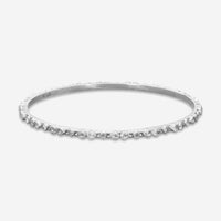 Armenta New World Sterling Silver White Sapphire Scattered Bangle Bracelet 08886