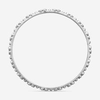 Armenta New World Sterling Silver White Sapphire Scattered Bangle Bracelet 08886