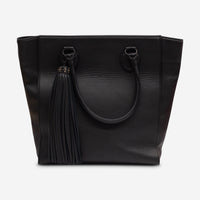 Armenta Black Leather Tote Bag 09024