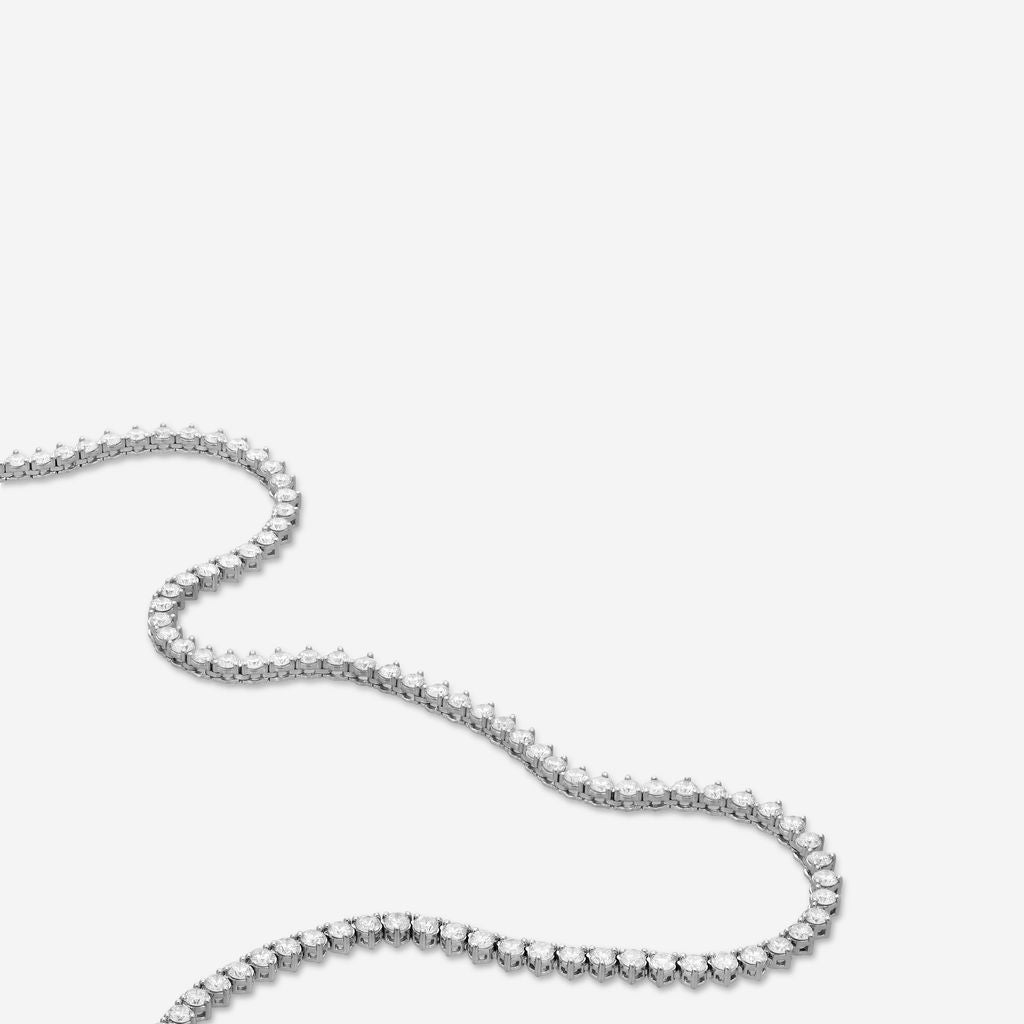 Ina Mar 14K White Gold Diamond Martini Tennis Necklace N1154D-FW-800F - THE SOLIST