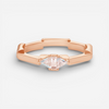 Gucci Link to Love 18K Rose Gold Diamond Ring YBC7449710010 - THE SOLIST
