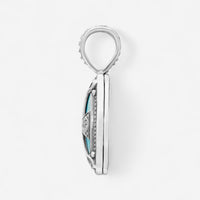 Konstantino Sterling Silver Turquoise Pendant MEKJ667-131-137 - THE SOLIST