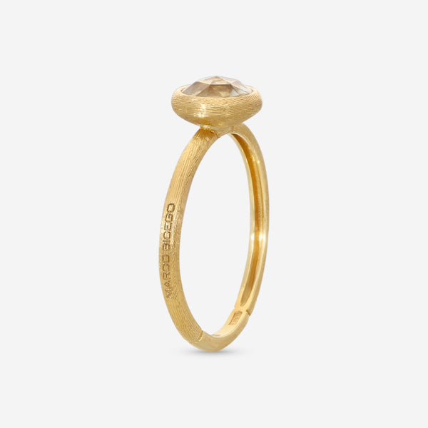 Marco Bicego Jaipur 18K Yellow Gold Yellow Quartz Statement Ring Sz. 7.25 AB471-QG01-Y-02-15