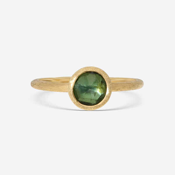 Marco Bicego Jaipur 18K Yellow Gold Tourmaline Statement Ring Sz. 7 AB471-TV01-Y