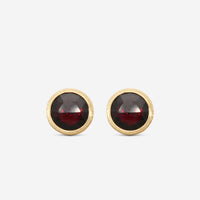 Marco Bicego Jaipur 18K Yellow Gold Garnet Stud Earrings OB957-RG01-Y