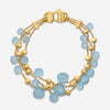 Marco Bicego Paradise 18K Yellow Gold Aquamarine 3-Strand Bracelet BB2009-AQ01-Y
