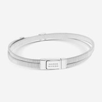 Marco Bicego Masai 18K White Gold Diamond 2-Strand Bracelet BG732-B-W