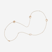 Damiani Damianissima 18K Rose Gold Diamond Station Necklace 20058630