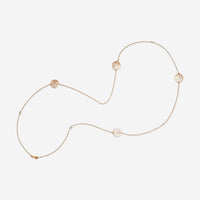 Damiani Damianissima 18K Rose Gold Diamond Station Necklace 20058630