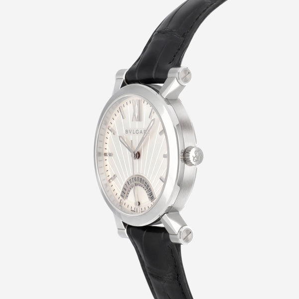 Bulgari Sotirio Stainless Steel Retrograde Automatic Men's Watch 101707