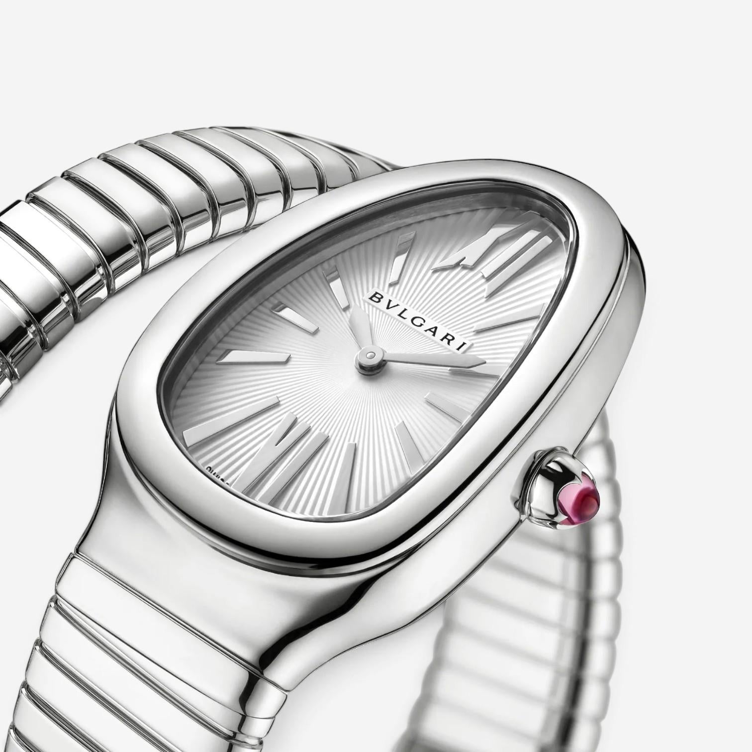 Bulgari Serpenti Tubogas Stainless Steel & Gold Quartz Ladies Watch 101817