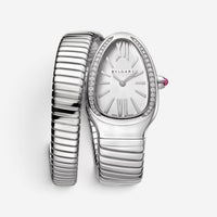 Bulgari Serpenti Tubogas Diamond Stainless Steel Quartz Ladies Watch 101827
