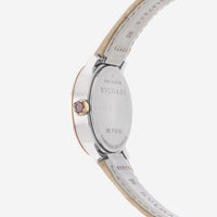 Bulgari Bulgari Stainless Steel & 18K Rose Gold Diamond Automatic Ladies Watch 101893