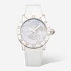 Bulgari Bulgari Blue Mother of Pearl Diamond Flower Automatic Ladies Watch 101897